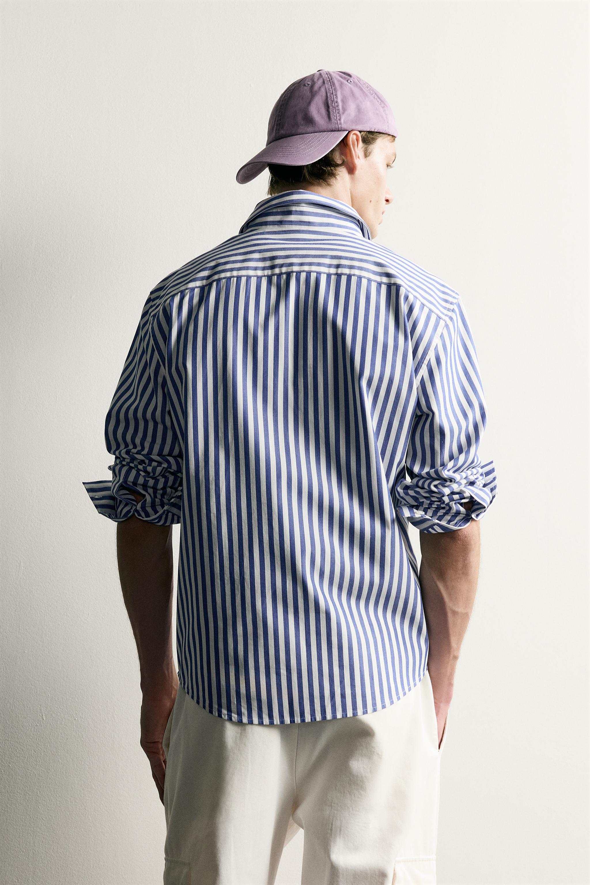 STRIPED RELAXED FIT SHIRT